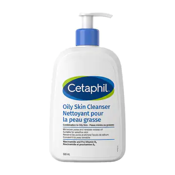 Cetaphil Oily Skin Cleanser Nettoyant pour la Peau Grasse 500ml